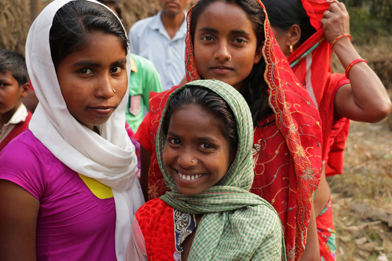 Girls at Nepal